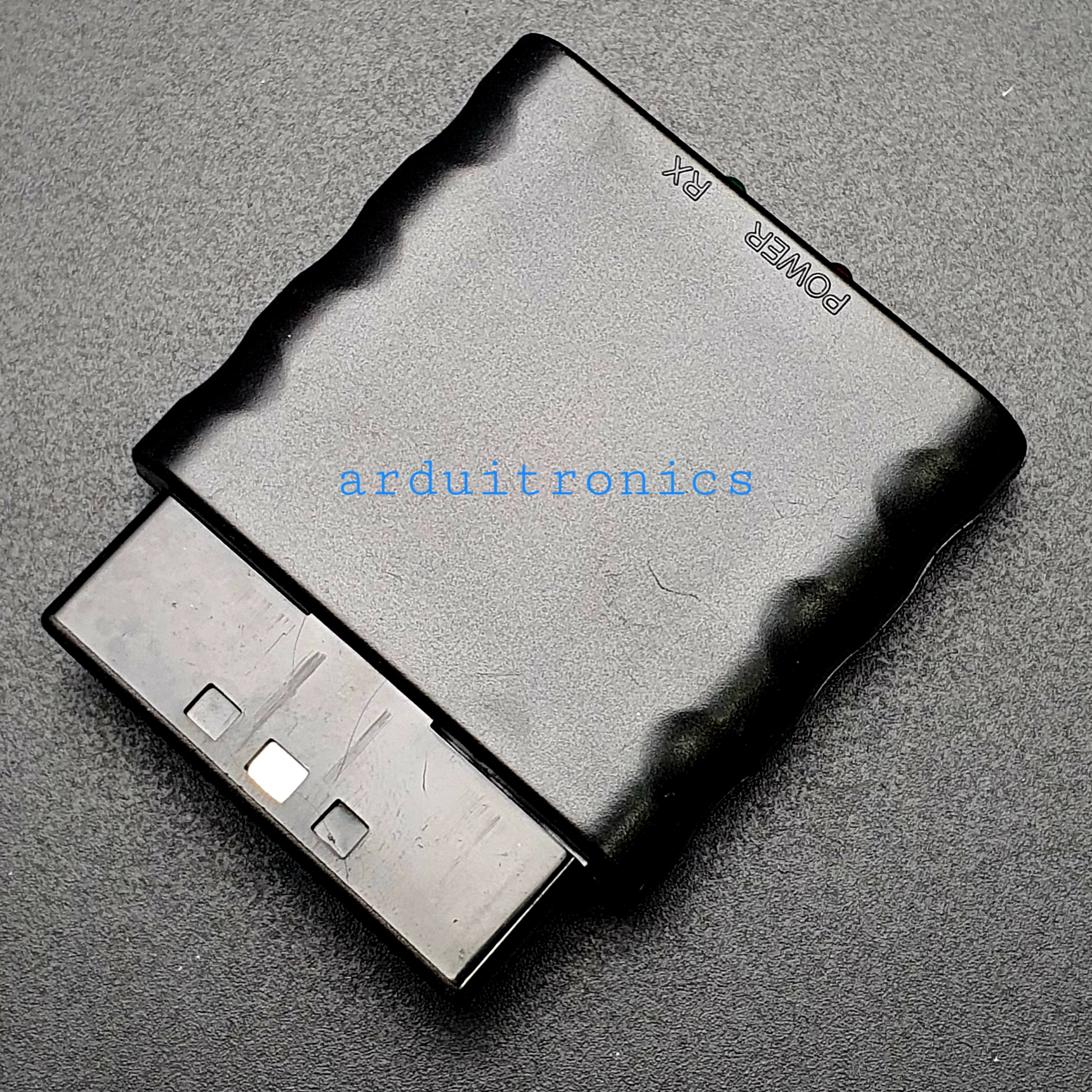 PS2 Wireless JoyStick (PlayStation) PSTWO สีดำ - แบบไร้สาย