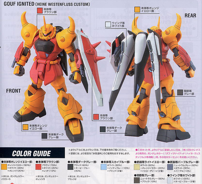 HG 1/144 ZGMF-X2000 Gouf Ignited (Heine Westenfluss Custom)