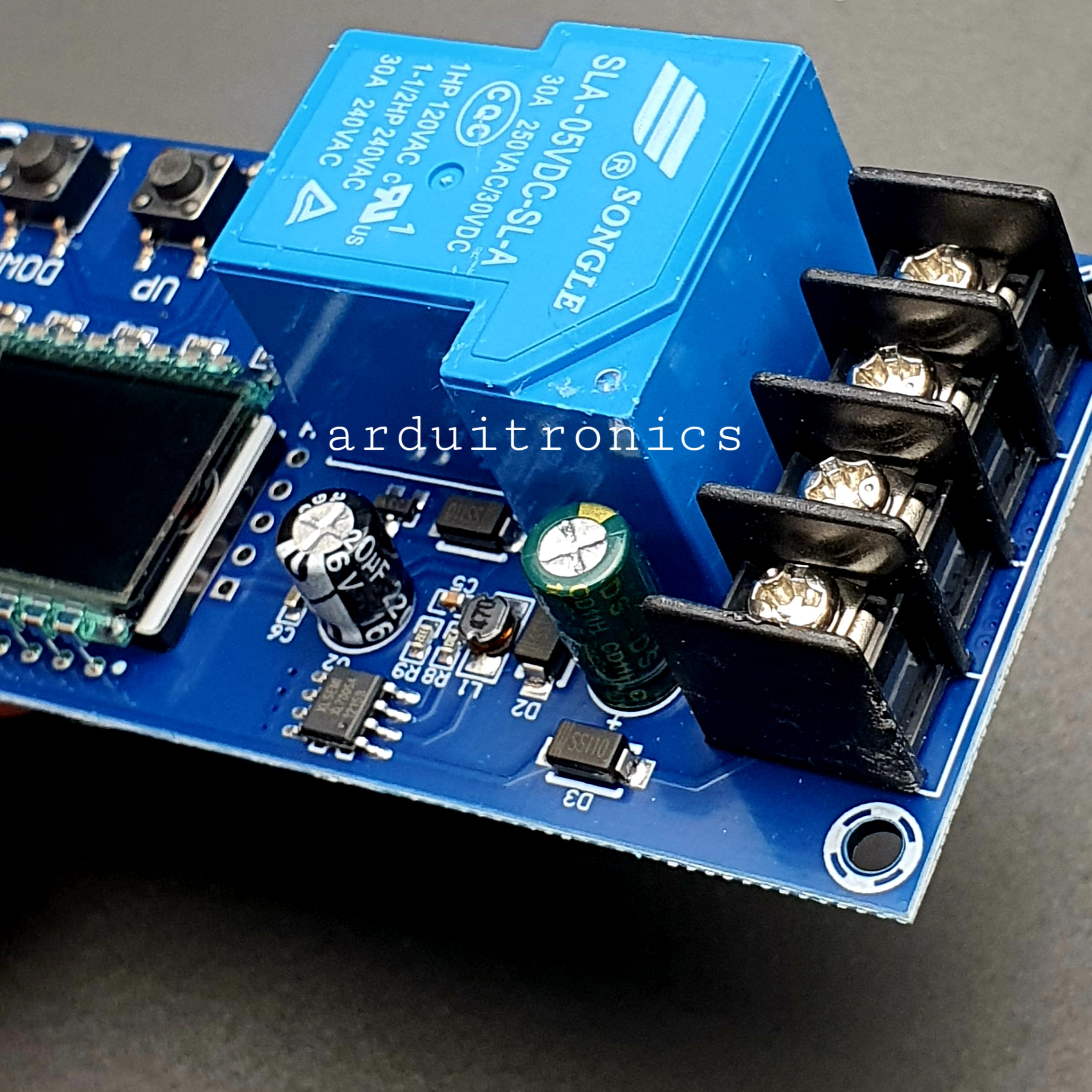 โมดูลควบคุมการชาร์จแบตเตอรี่ แบบหน้าจอ LCD XY-L30A DC 6-60V 30A