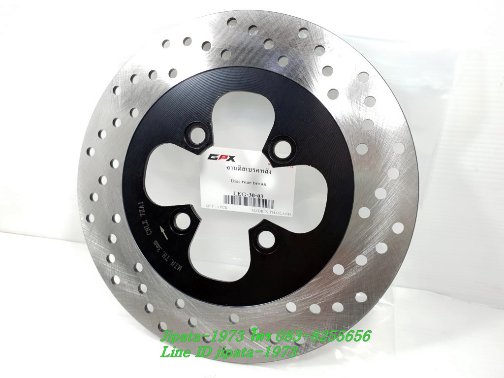 (Legend 200) ชุดจานดิสค์เบรค หน้า และ หลัง GPX Legend 200 แท้