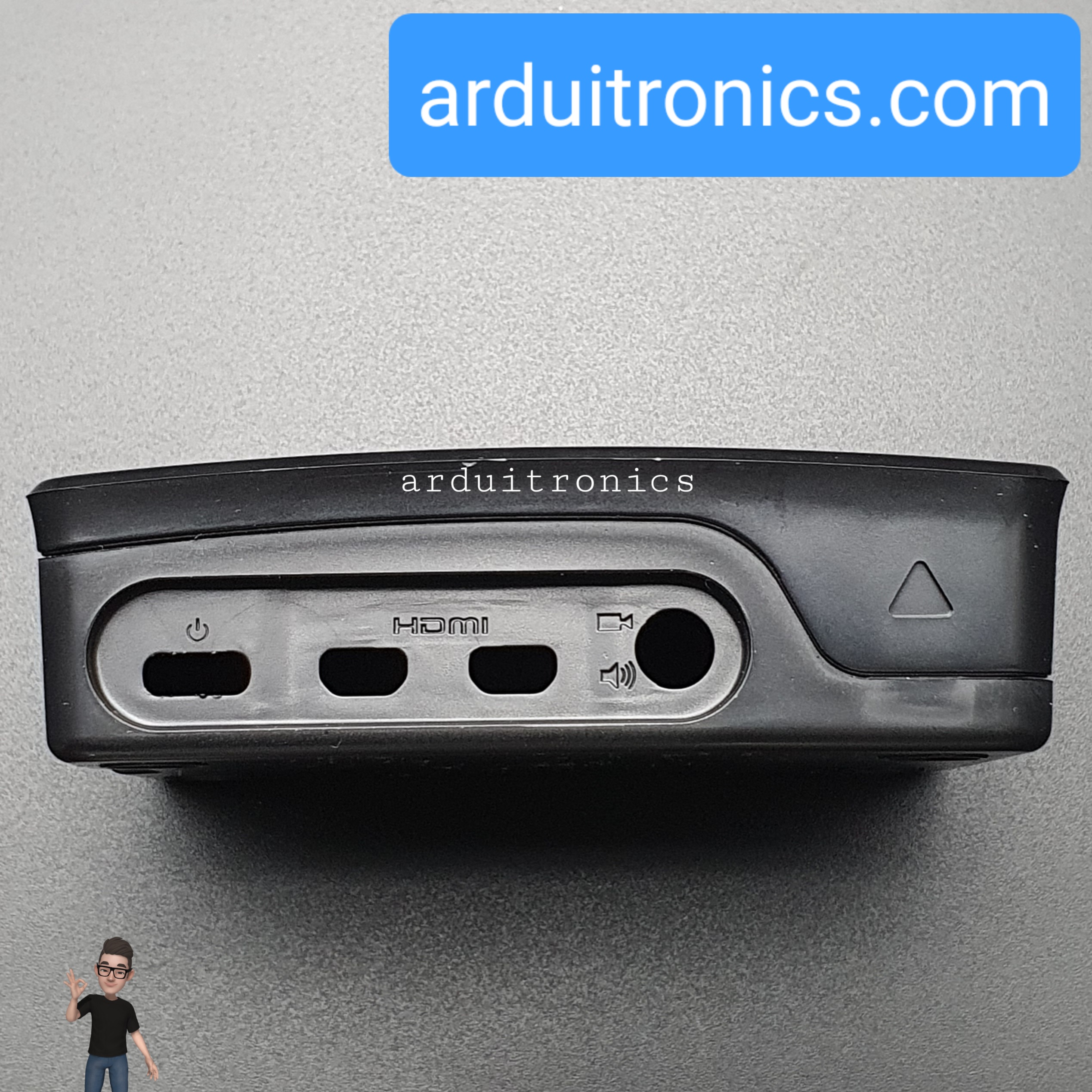 Raspberry Pi 4B Case (Black Color) สีดำ มีโลโก้ Pi