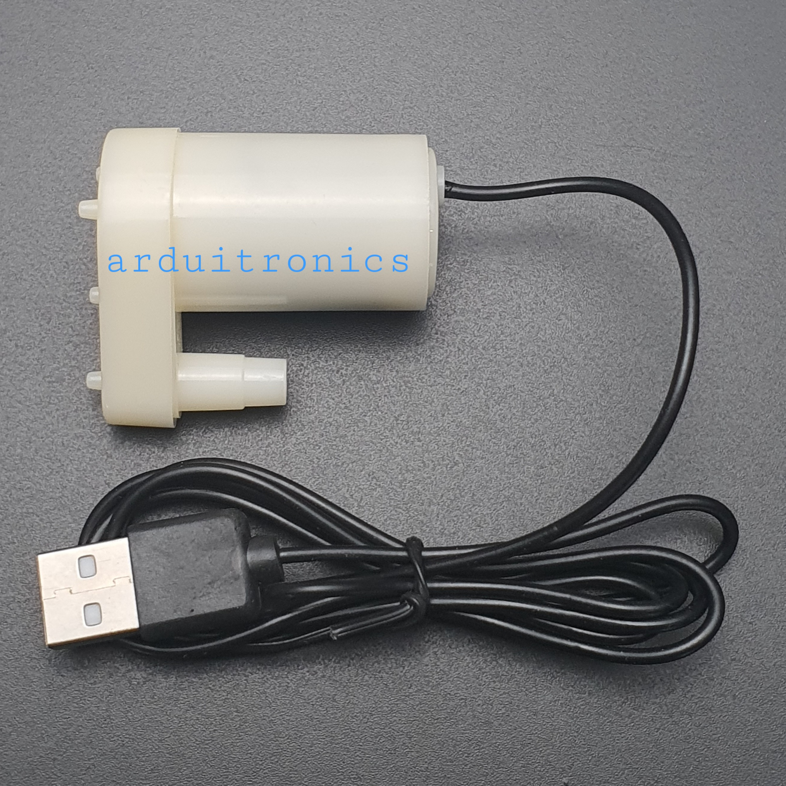 Mini DC Water Pump (DC 3V-5V) ปั๊มน้ำ USB ขนาดเล็ก 3-5V สีขาว แนวตั้ง