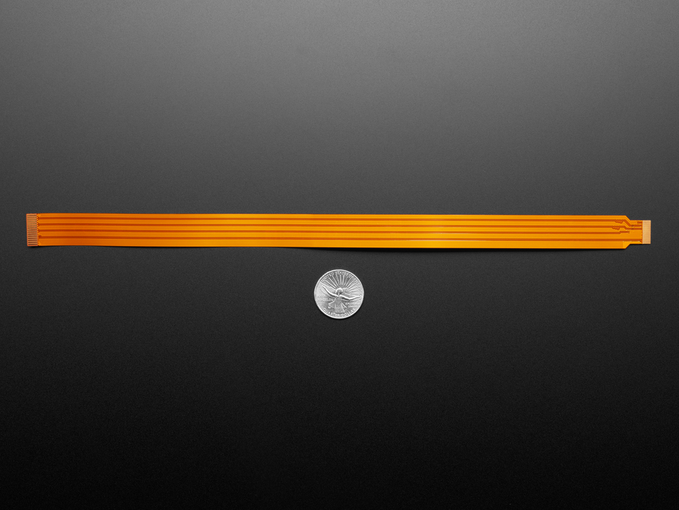 Official Raspberry Pi DSI FPC Flexible Cable 300mm for Raspberry Pi 5, 22Pin To 15Pin, Suitable For DSI Display Screens