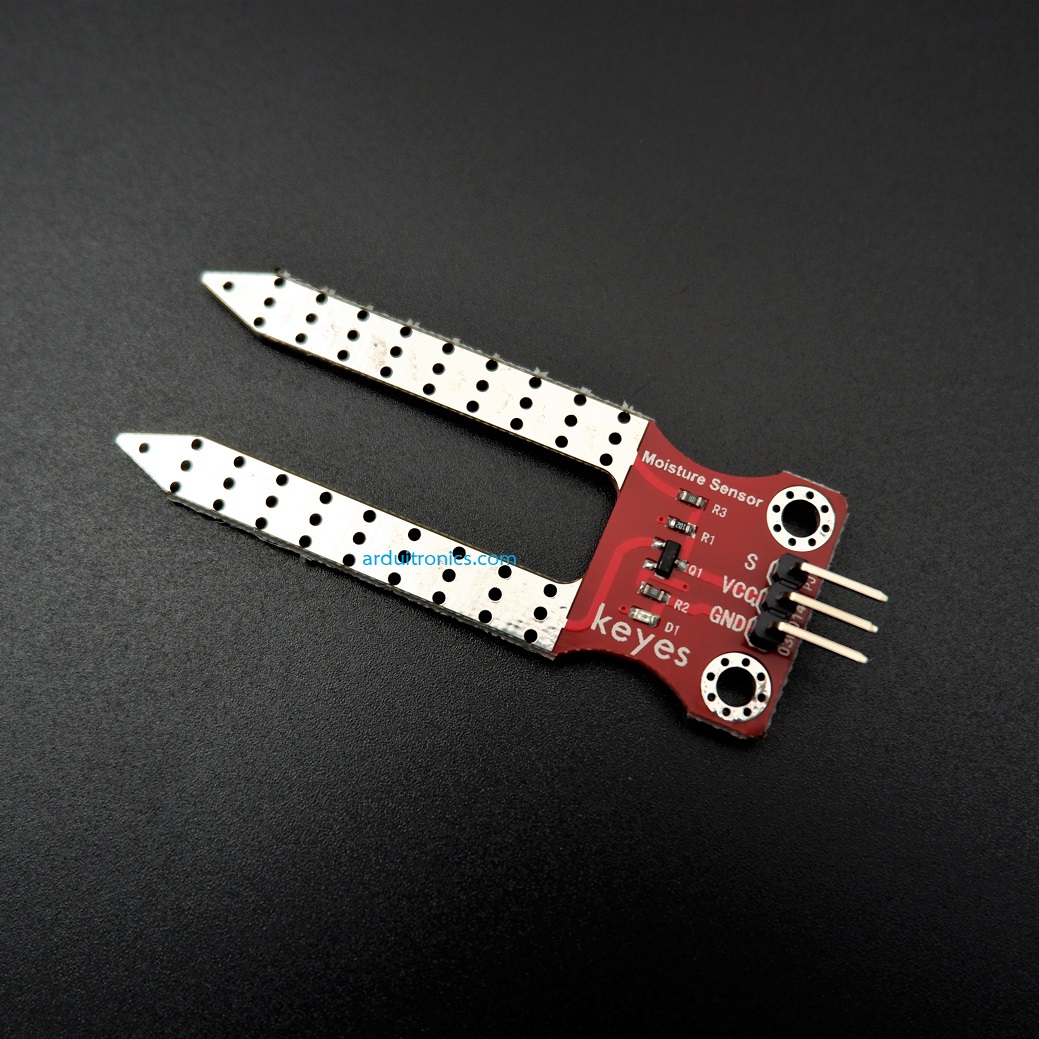 Soil Moisture Sensor for Arduino (Red PCB) ยี่ห้อ Keyes