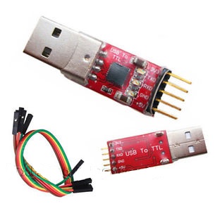 USB 2.0 to TTL (CP2102) UART 5-Pin Module Serial Converter + แถมสาย