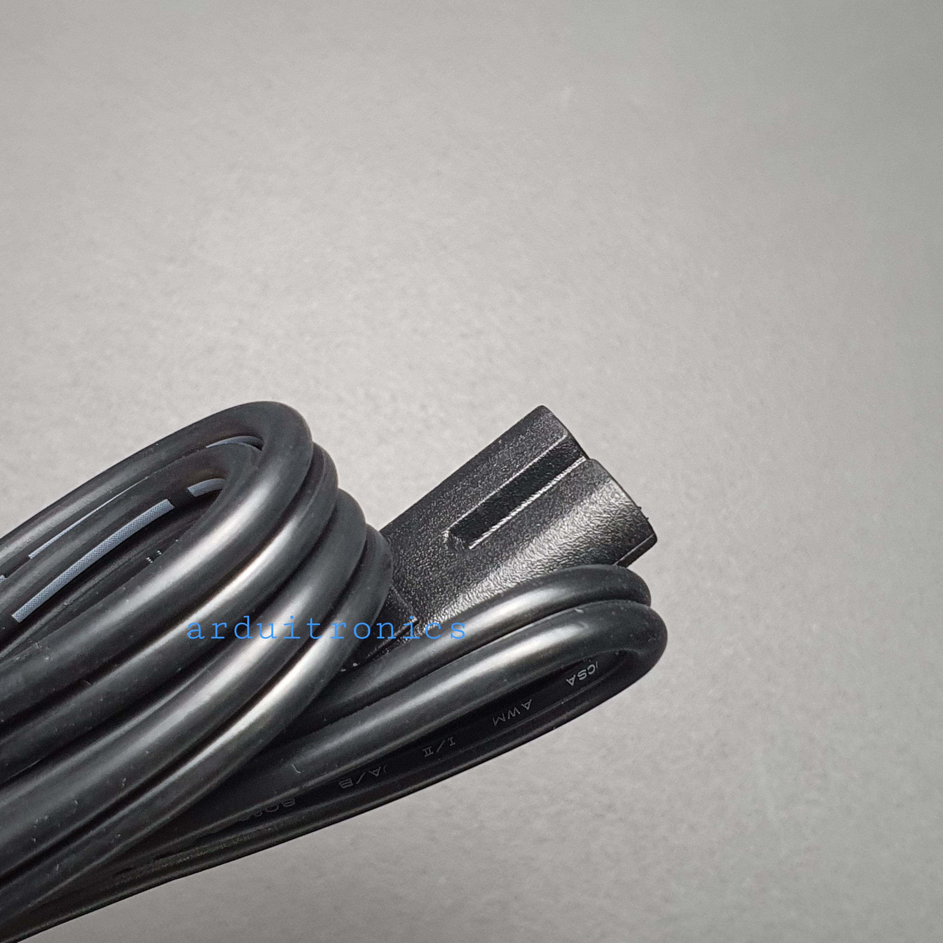 (1เส้น) สายไฟ AC 2ร่อง 20AWGx2C ยาว 1.5m ใส้ทองแดงแท้