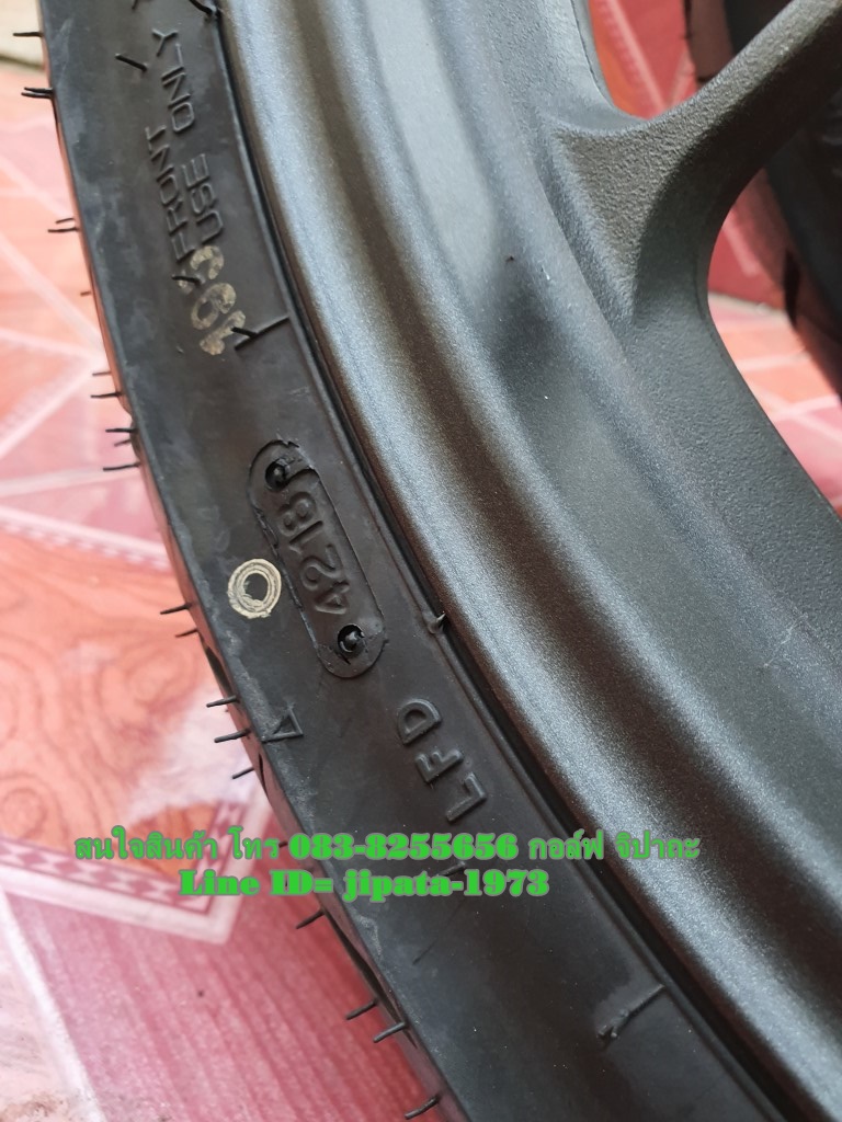 (CBR 150 i) ชุดวงล้อแม็กหน้า-หลัง พร้อมยาง Hond CBR 150 i ปี 2019 แท้ (สินค้าตำหนิ)