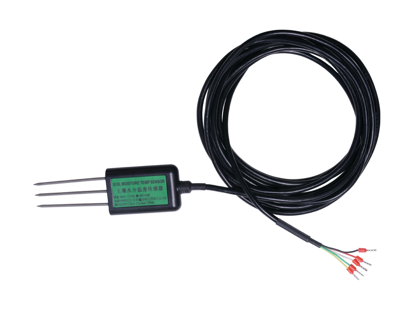 Industrial Soil Moisture & Temperature Sensor MODBUS-RTU RS485, 0-2V Analog Voltage (S-Soil MT-02A) - แท้จาก seeedstudio