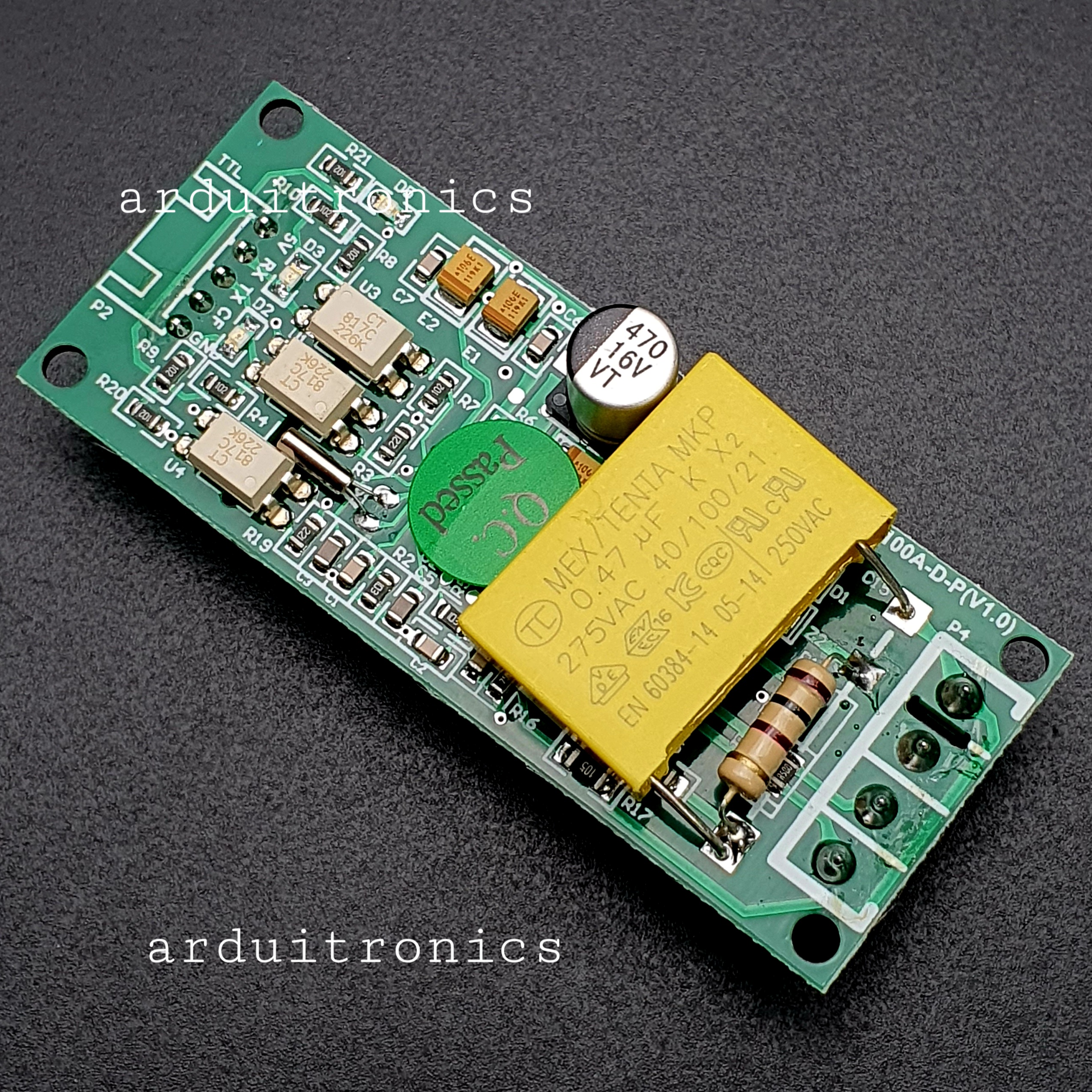 PZEM-004T-100A-D-P(V1.0) Upgrade Version AC Digital Power Energy Meter ...