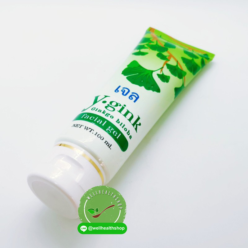 Y-gink gel วายกิง แปะก๊วย เฟเชียลเจล เจลล้างหน้าแปะก๊วย สำหรับผิวแห้ง ผิวผสม