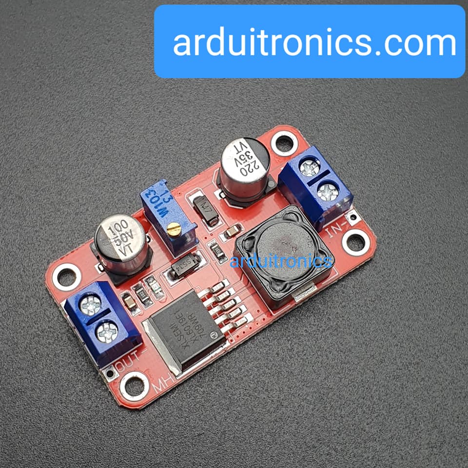 โมดูล Step up XL6019 5A High Power Adjustable Boost Power แปลงไฟจาก 3-35 5-40 ต่อเนื่อง 2.5A สูงสุด 5A