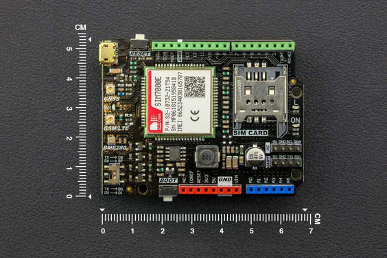 SIM7000E Arduino NB-IoT/LTE/GPRS/GPS Expansion Shield (แท้จาก DFRobot)