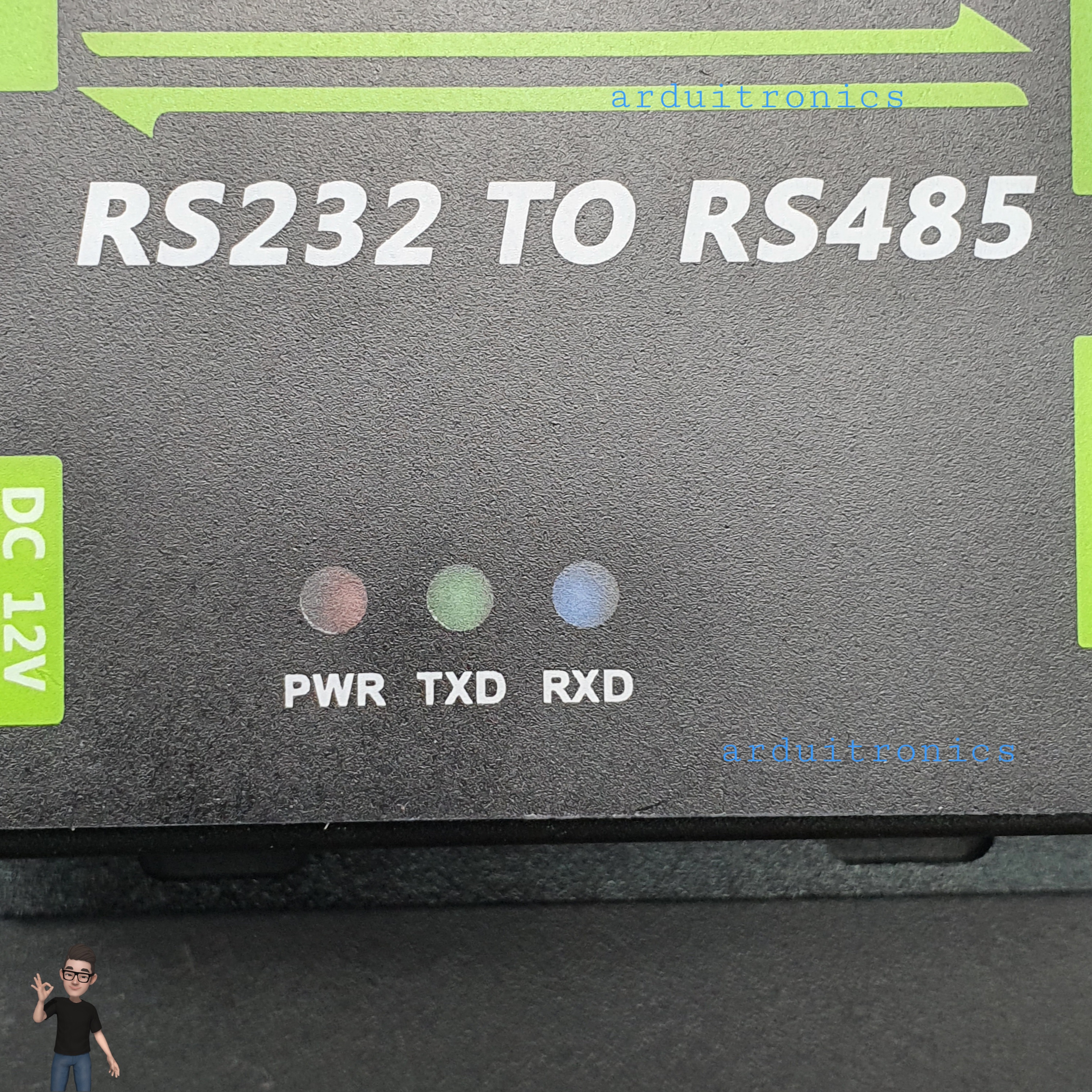 Industrial Grade Isolated RS232 to RS485 Converter (แท้จาก Waveshare)