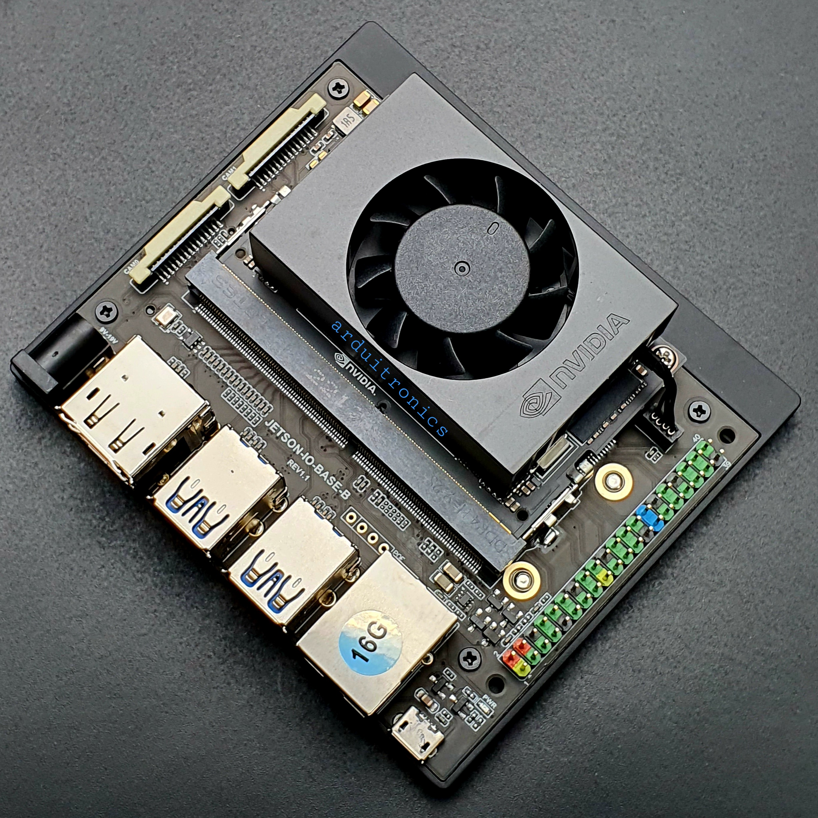 [pre-installed JetPack, 128GB SSD and WiFi] Jetson Xavier NX AI Dev. Kit (16GB RAM) - Alternative Jetson Xavier NX Dev Kit with Official Module