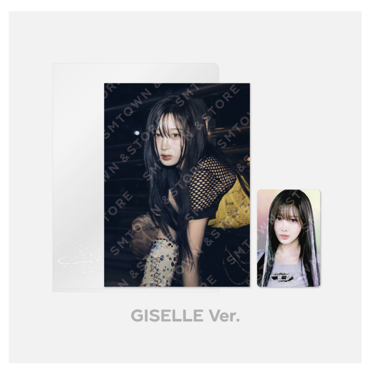 aespa - aespa WEEK – Armageddon : The Mystery Circle MD - Postcard + Hologram Photocard set แบบ Giselle