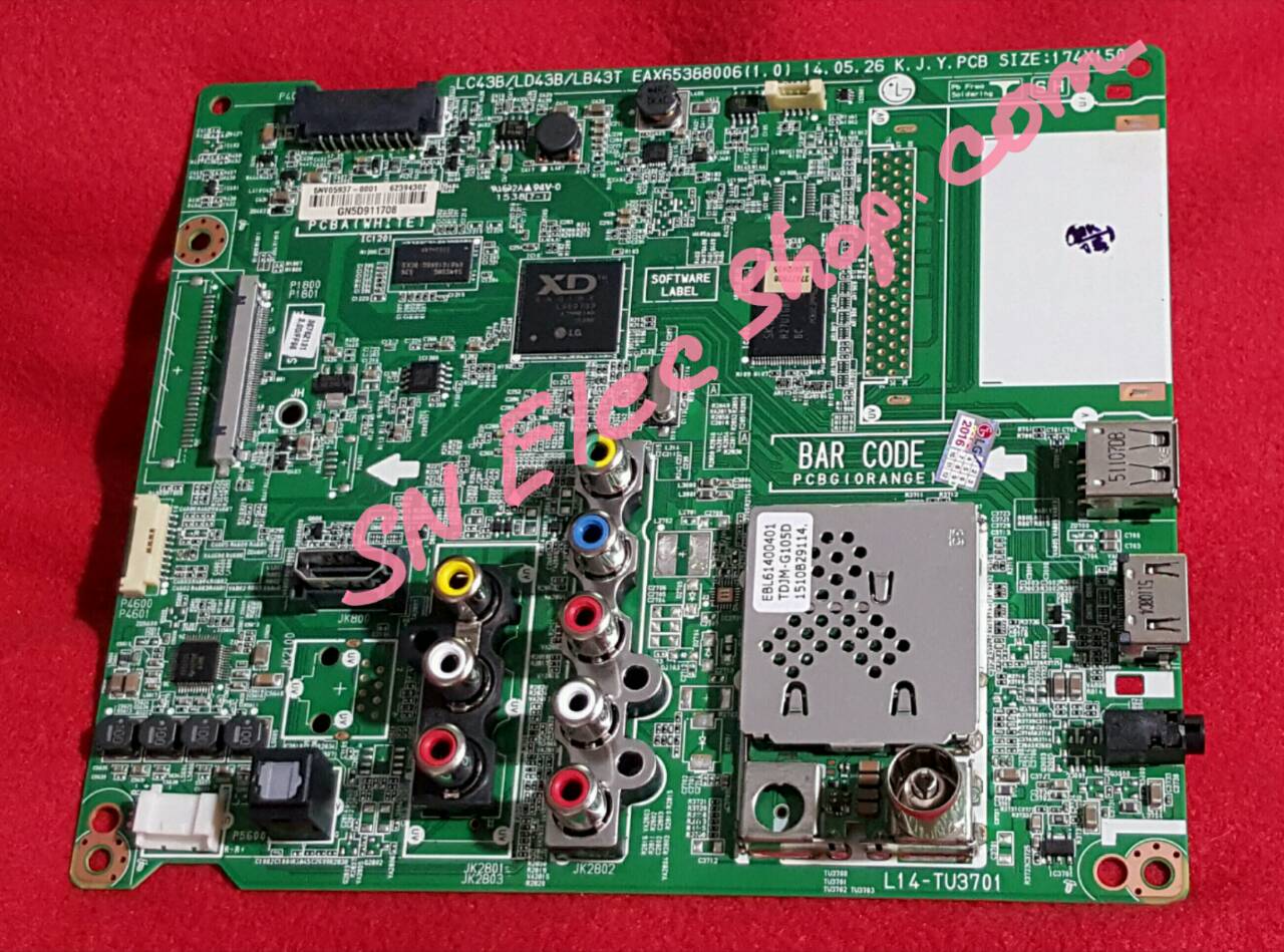 บอร์ด MAIN LG EBU62394201 รุ่น 42LB561T