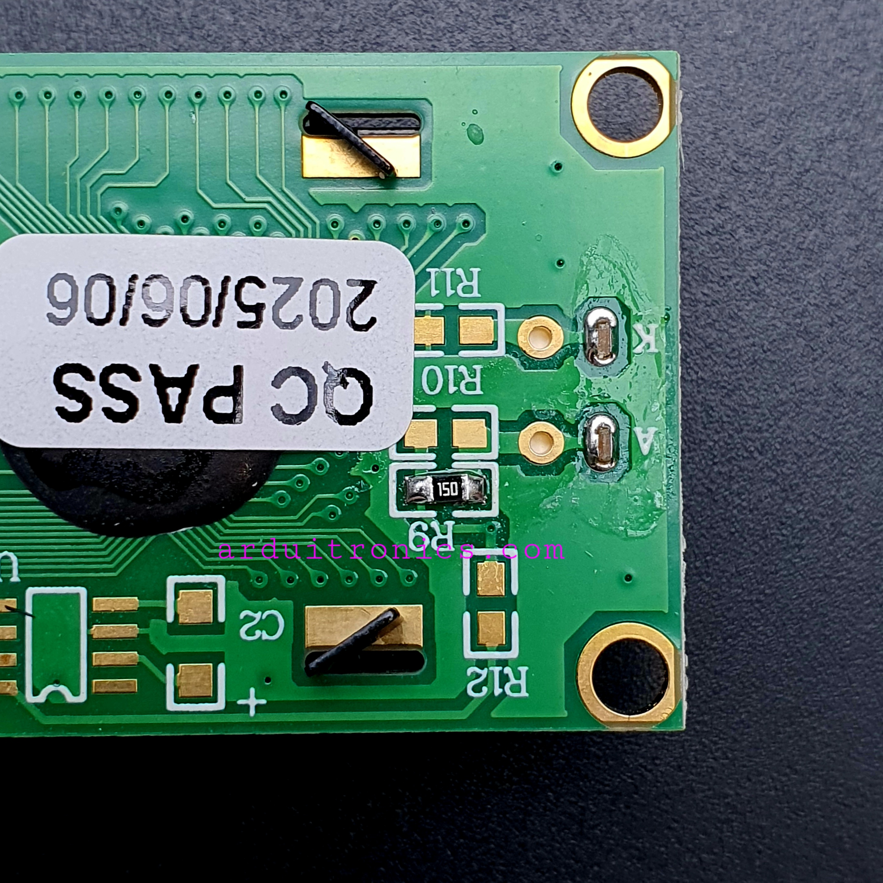 LCM0802B 3.3V 8x2 Character LCD 0802 (Blue Screen with Backlight)