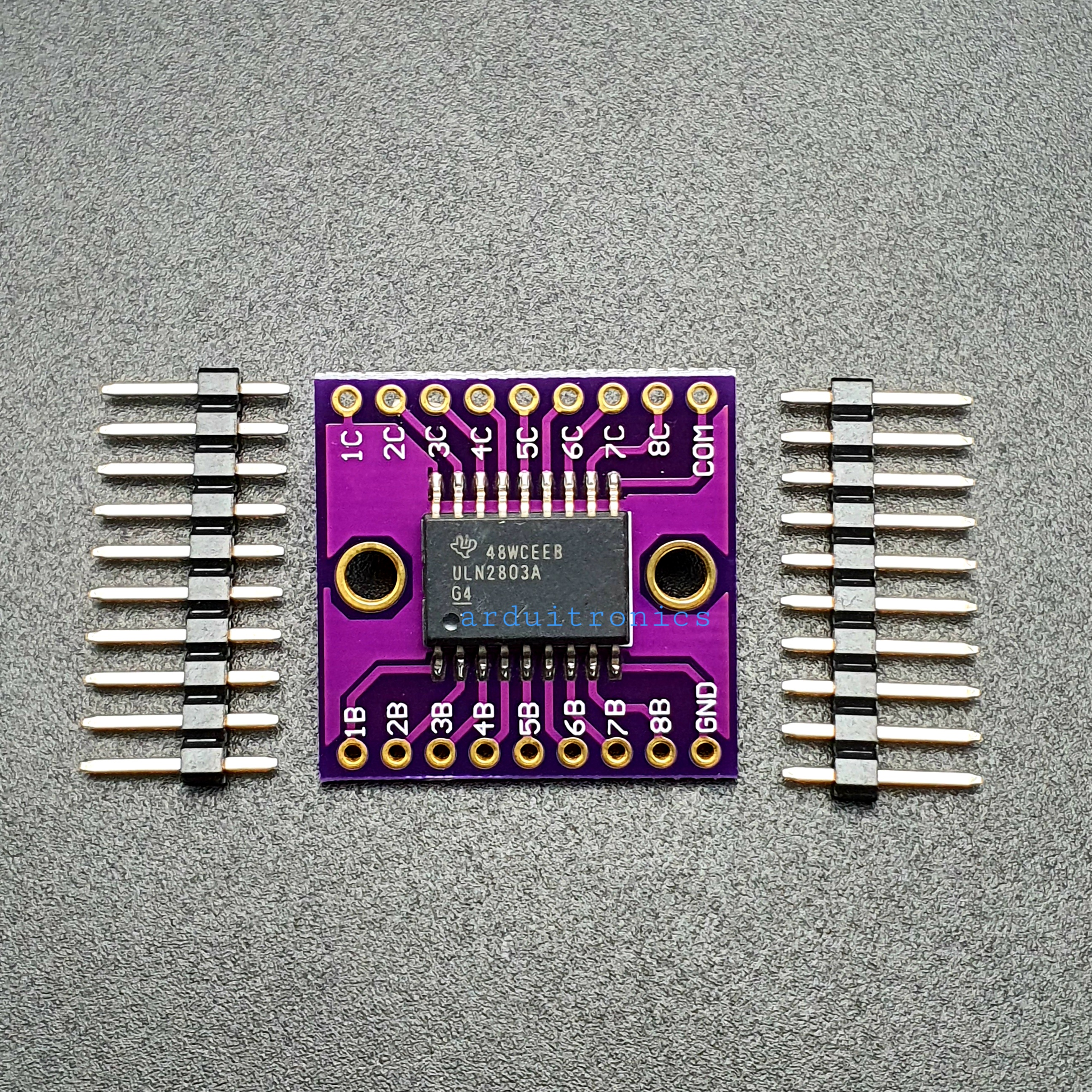 โมดูล ULN2803A Darlington Transistor Arrays Driver Breakout Board ขับโหลด 8 ช่อง สูงสุดช่องละ 500mA