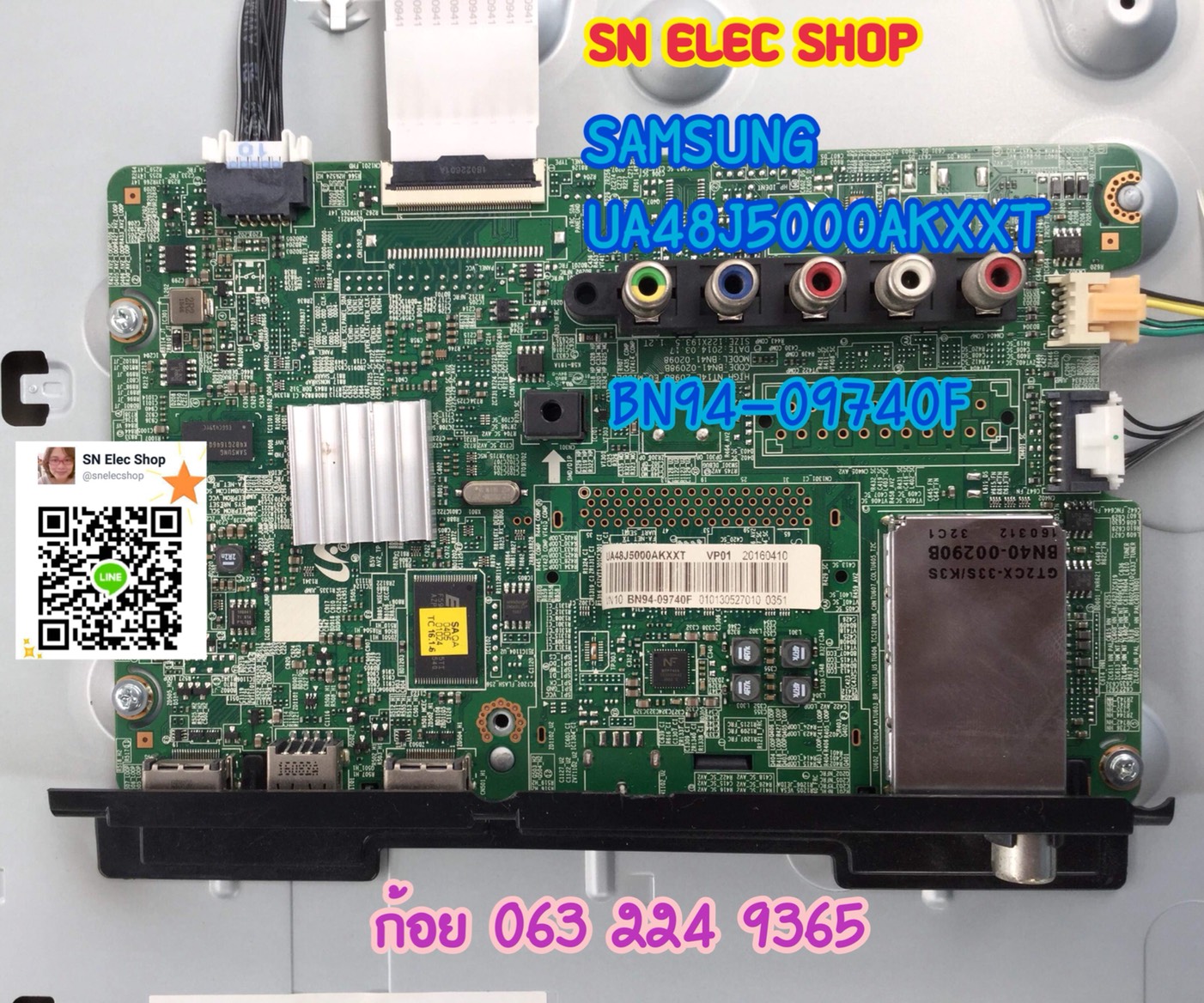SAMSUNG รุ่น UA48J5000AXXT MAIN BN94-09740F