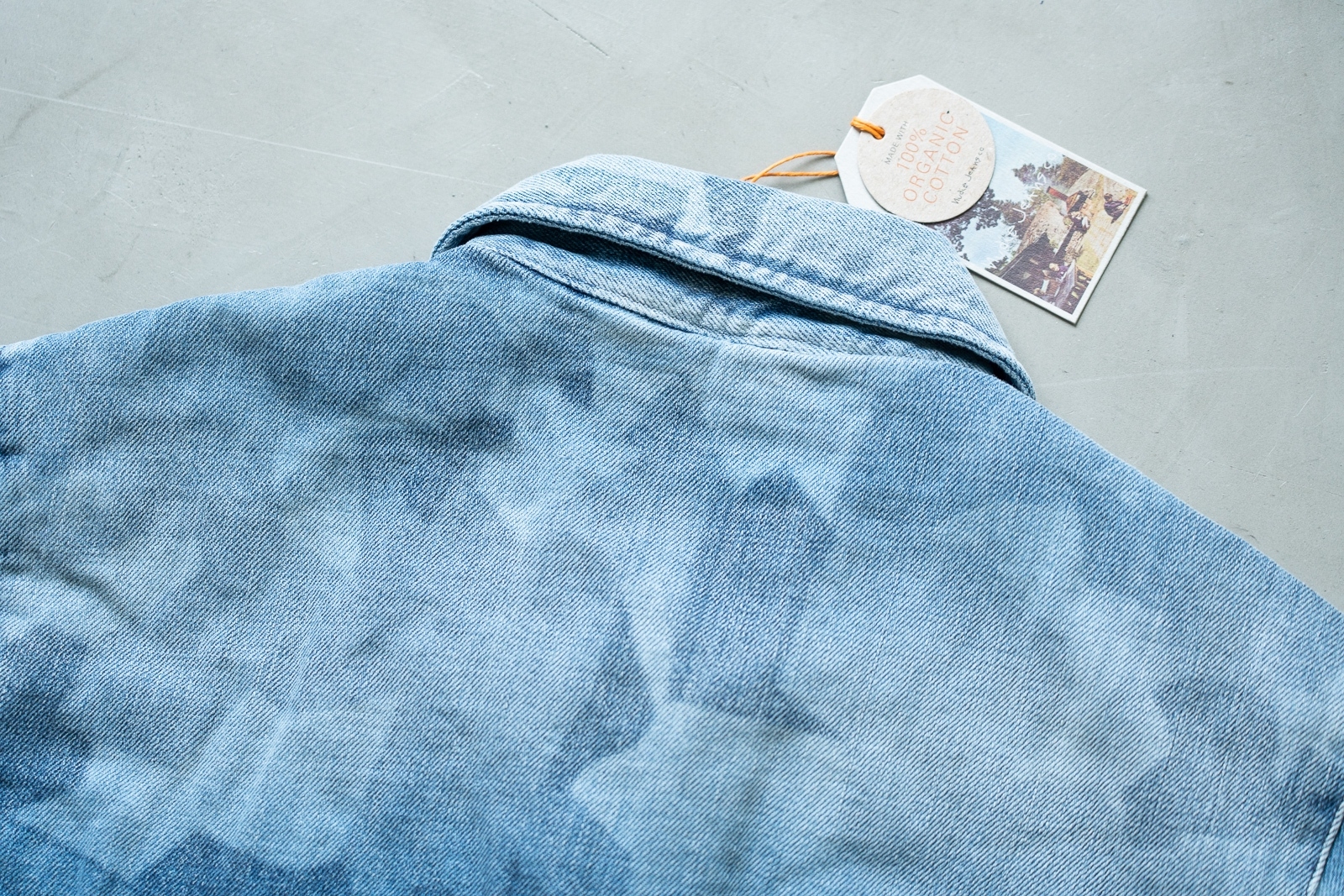 [DEFECT] Gudrun Camo Denim แจ็คเก็ตผ้าฟอก Nudie Jeans ของแท้ 100%