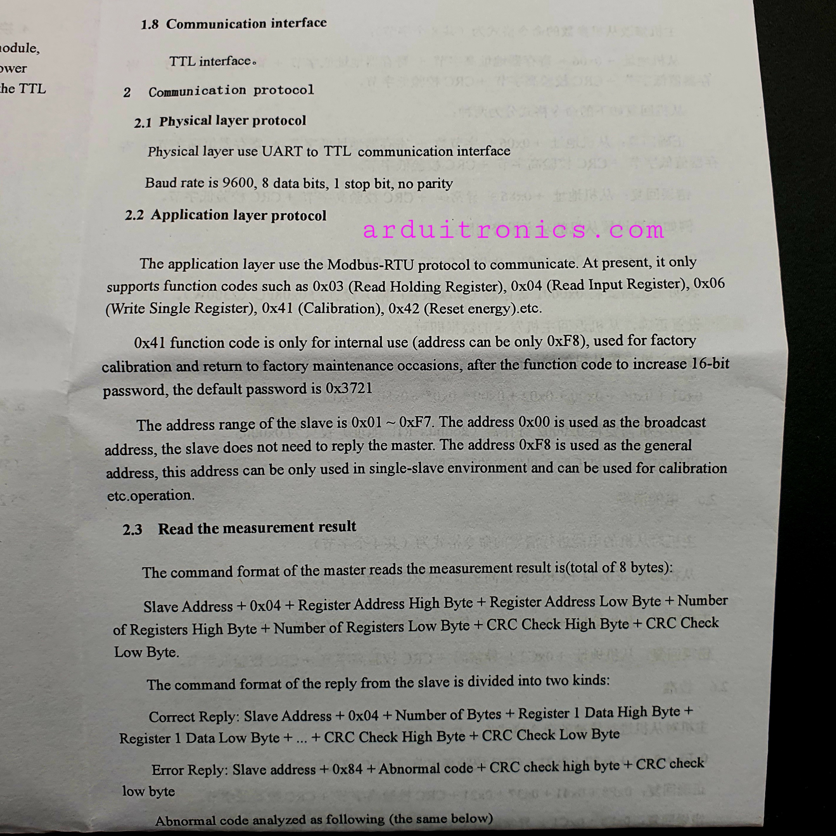 PZEM-004T AC Digital Power Energy Meter Module with Open/Close Current Transformer แบบมีกรอบใสอย่างดี