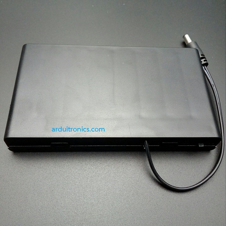 Battery Box รางถ่าน 8 ก้อน AA 12V (ก้อนละ 1.5V) 1 ด้าน แบบมีฝาปิด และมีสวิทช์เปิดปิด