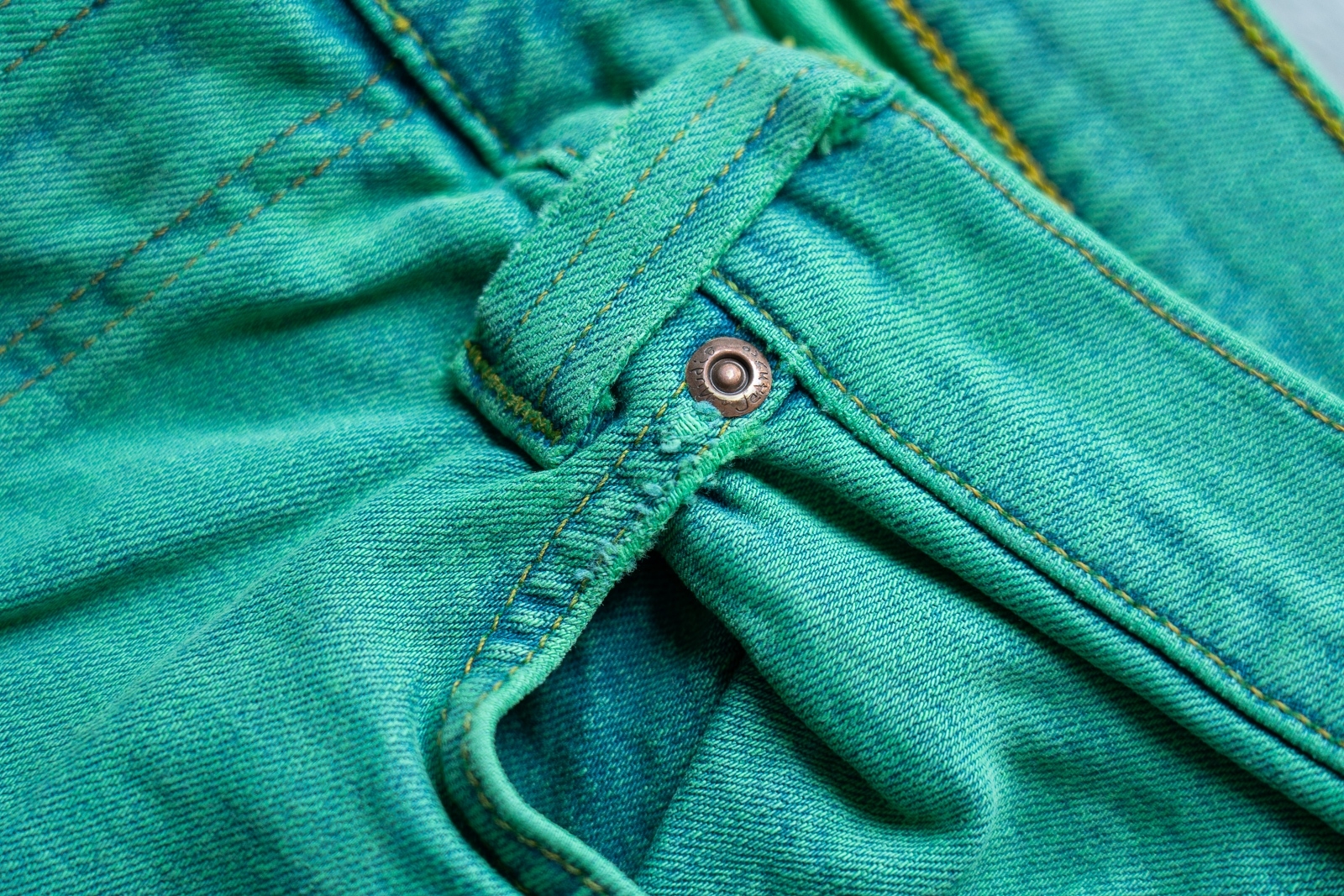 [DEFECT] High Kai Icon Green ยีนส์เขียวเอวสูง ทรงสกินนี่ Nudie Jeans ของแท้ 100%