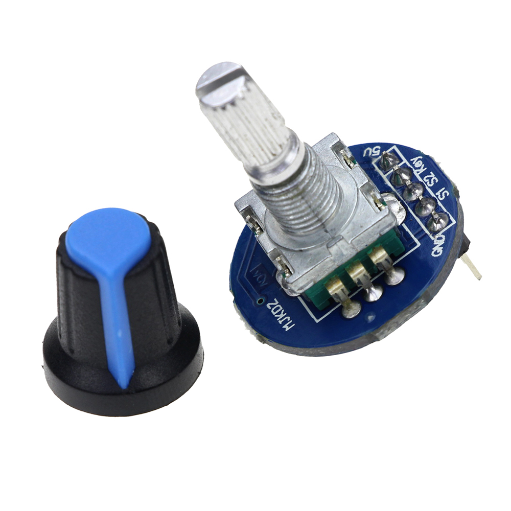 Digital Rotary Potentiometer Module with Plastic Knob Cap