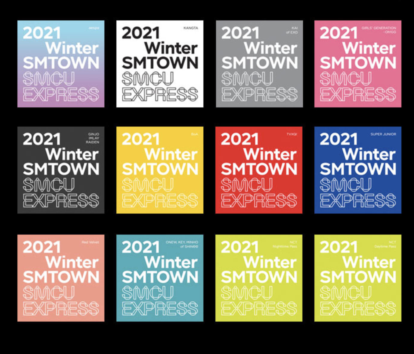 2021 WINTER SMTOWN : SMCU EXPRESS รับสั่ง ทุกวง นะคะ ลงราคาเร็วๆนี้ค่ะ