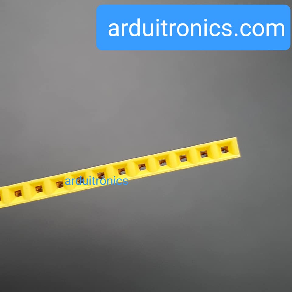 [Yellow] 1x40 Pin Single Row Female Header 2.54mm Pitch Straight Pin Square (จำนวน 1 ชิ้น)