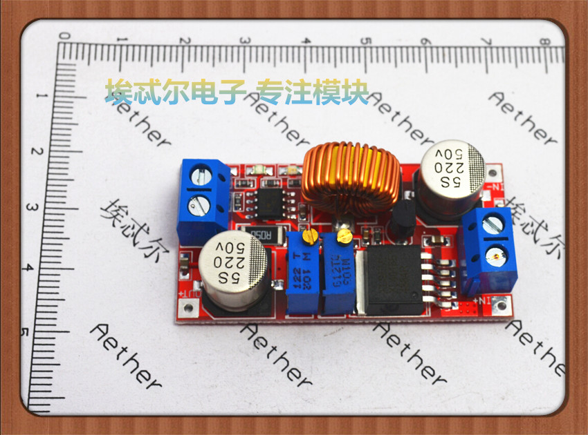 XL4015E High Current 5A Stepdown 4-35V to 1.25-32V 5A โมดูลสเตปดาวน์แปลงไฟจาก 4-35V เป็น 1.25-32V กระแสสูงสุด 5A