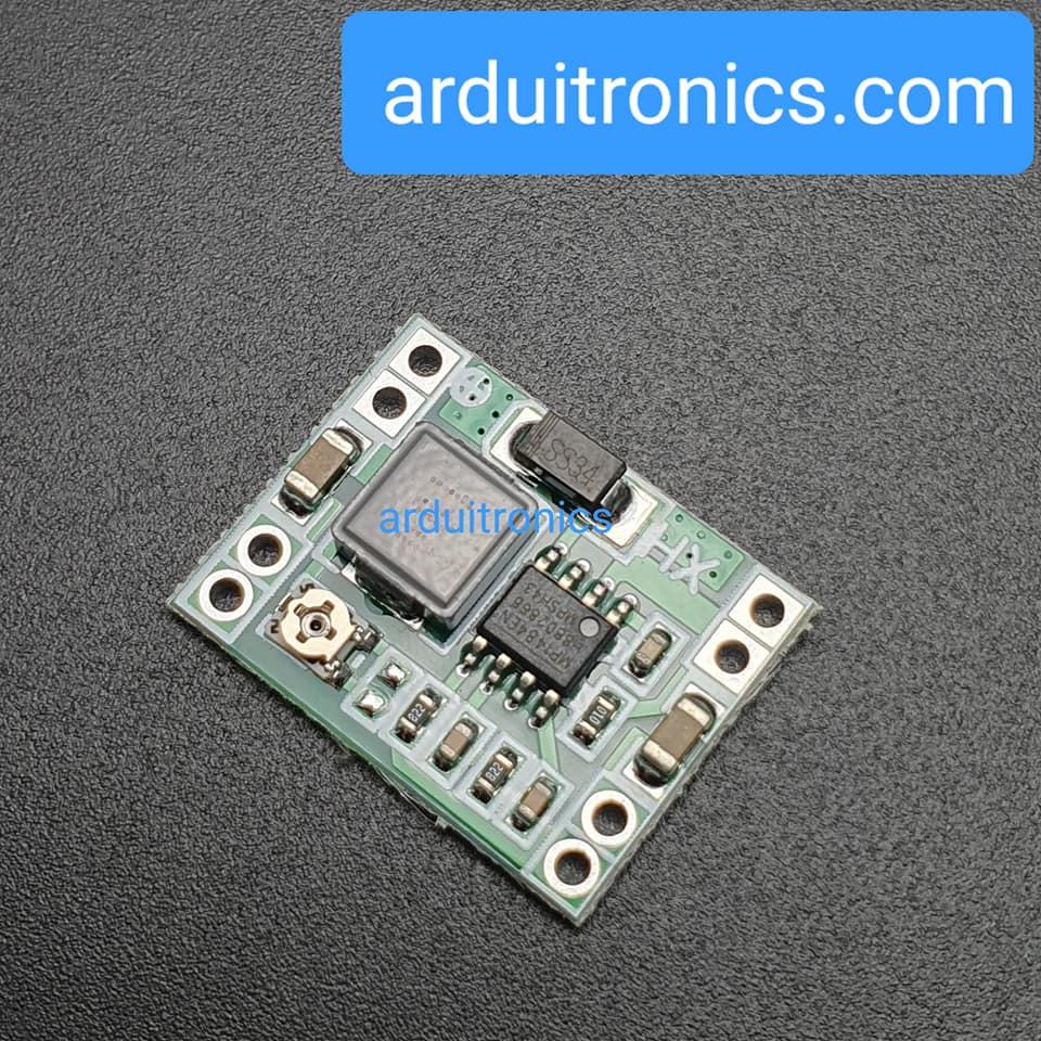 MP1484EN Step Down Module โมดูลแปลงไฟแบบปรับค่าได้จาก 4.75-23V เป็น 1-17V กระแส 1.8A สูงสุด 3A