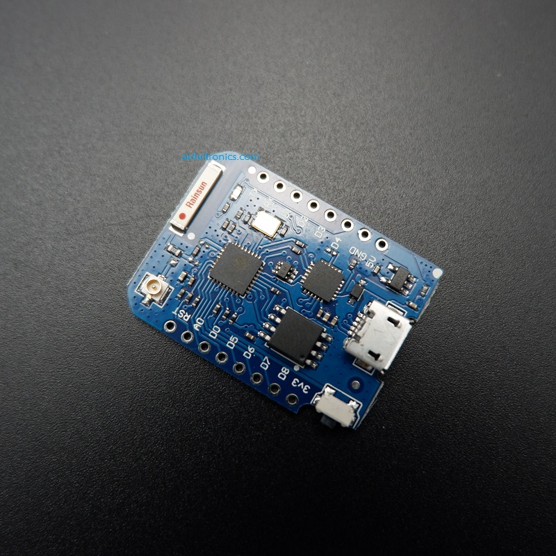 D1 mini Pro (with 16MB flash + External Antenna Connector and Built-in Ceramic Antenna)