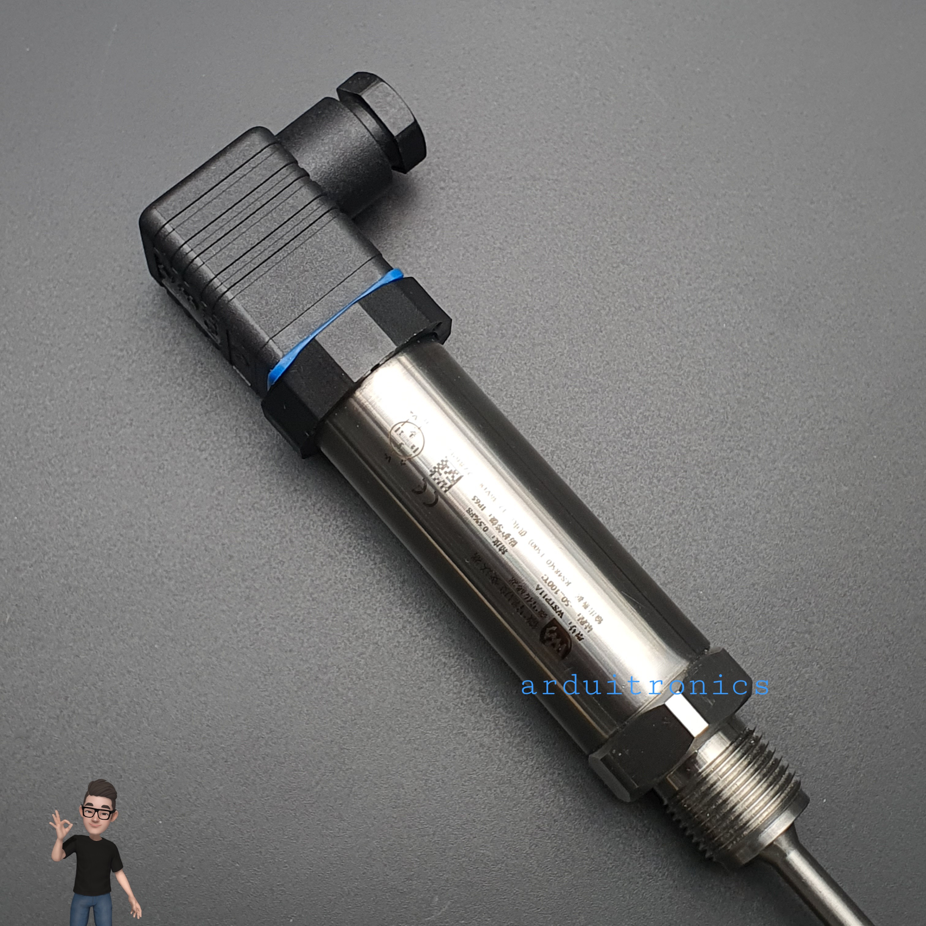 Industrial Unibody Temperature Transmitter, Stainless Steel Probe, RS485 Bus (แท้จาก Waveshare)