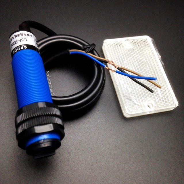 Infrared Distance Sensor (E3F-R2N1) + Reflector Plate