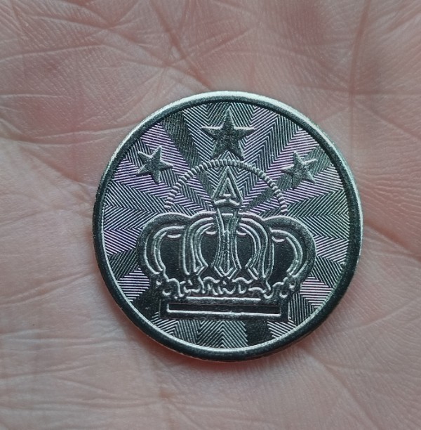 10เหรียญ ที่ระลึก เหรียญเกม รูปมงกุฎ 2.5ซม