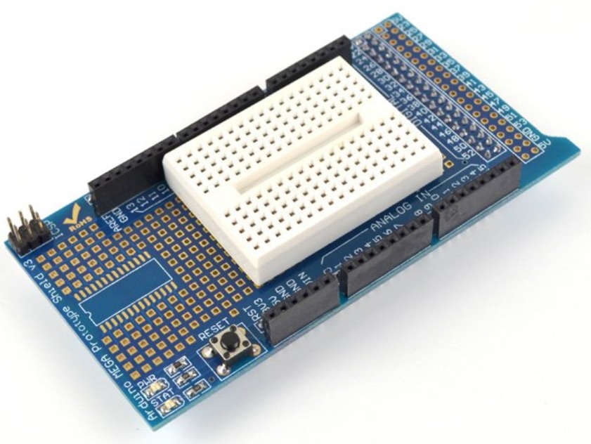 Mega Prototype Shield + Free Mini Breadboard