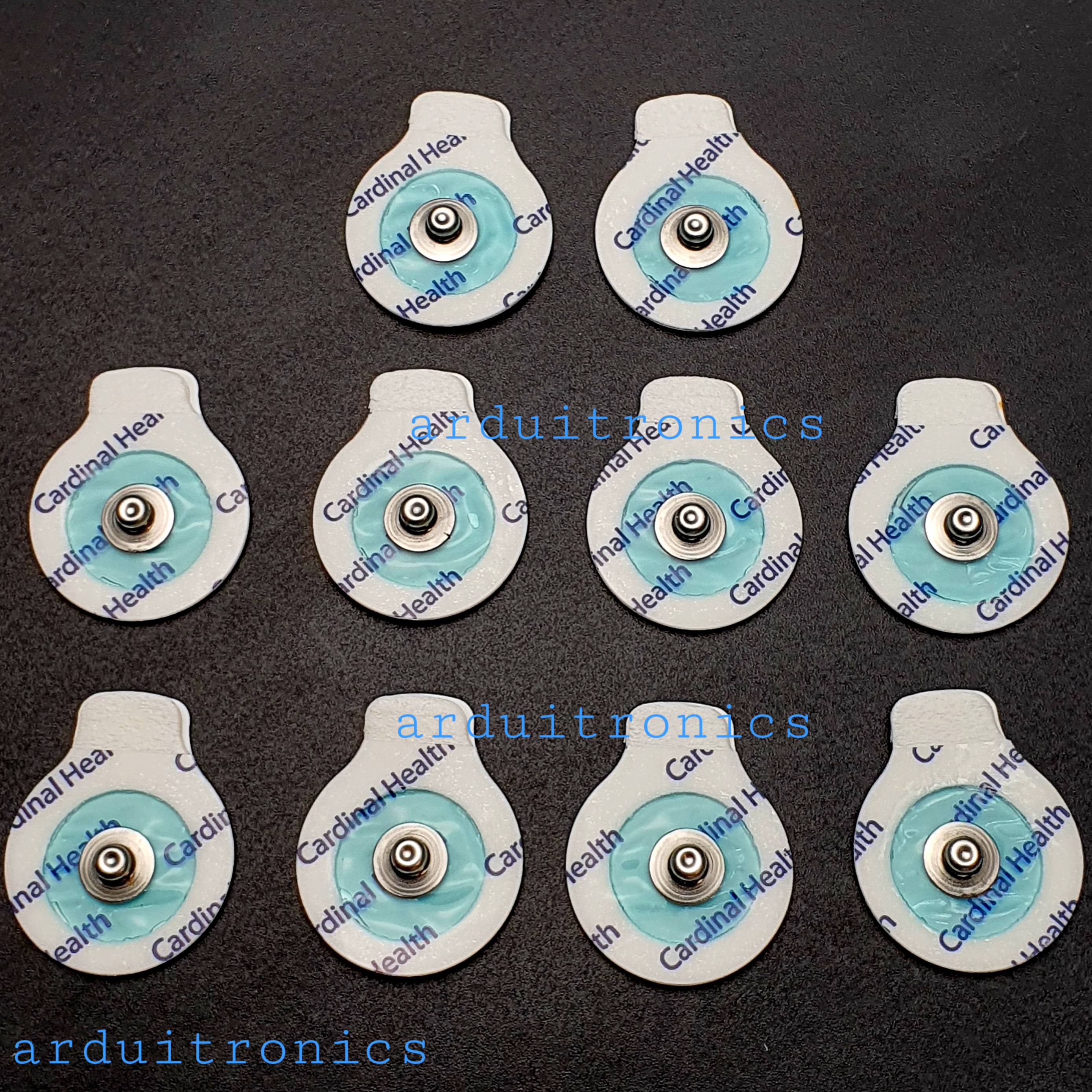 Disposable Surface EMG/ECG/EKG Electrode - 24mm (10 pack) (คุณภาพสูง นำเข้าจาก Sparkfun, USA)