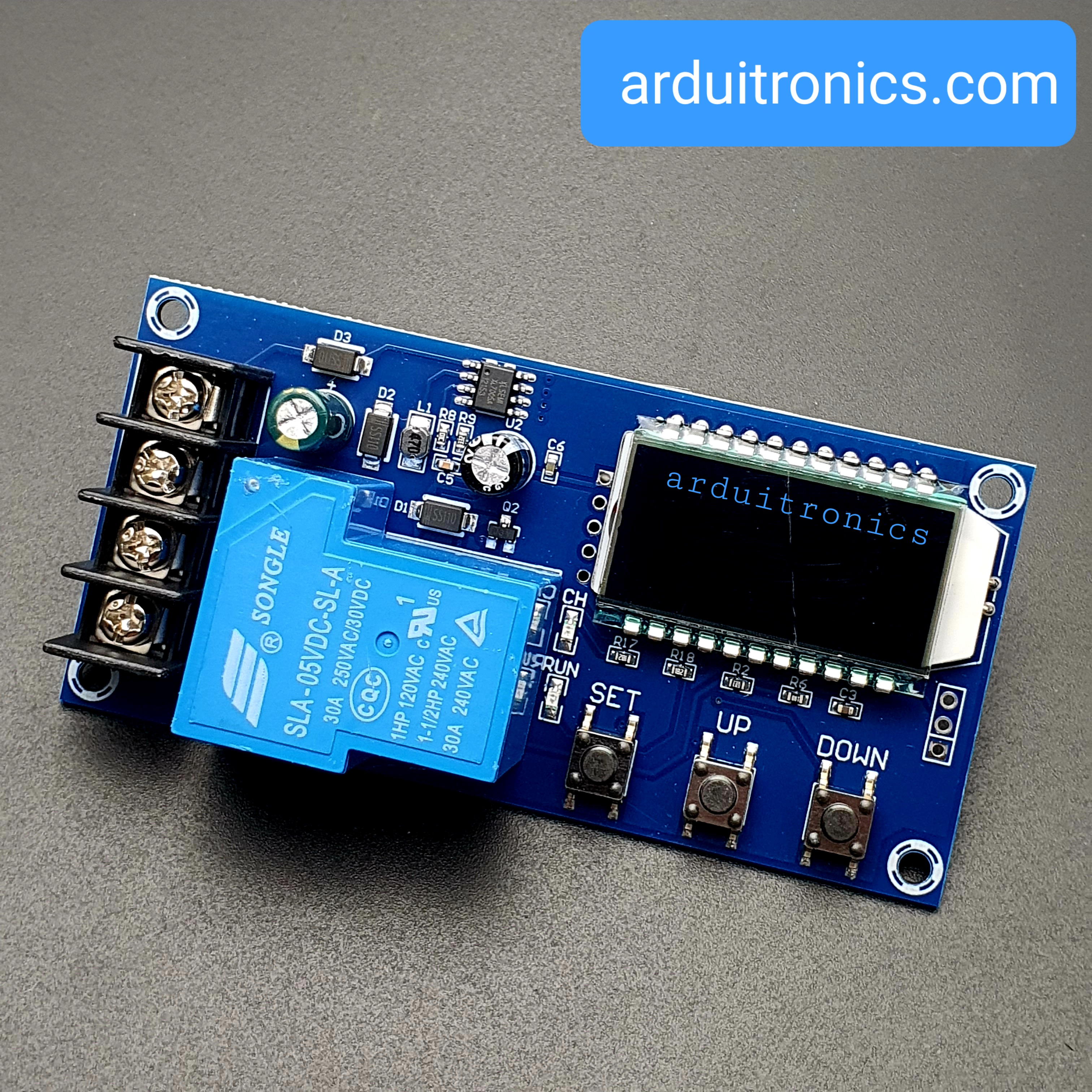 โมดูลควบคุมการชาร์จแบตเตอรี่ แบบหน้าจอ LCD XY-L30A DC 6-60V 30A