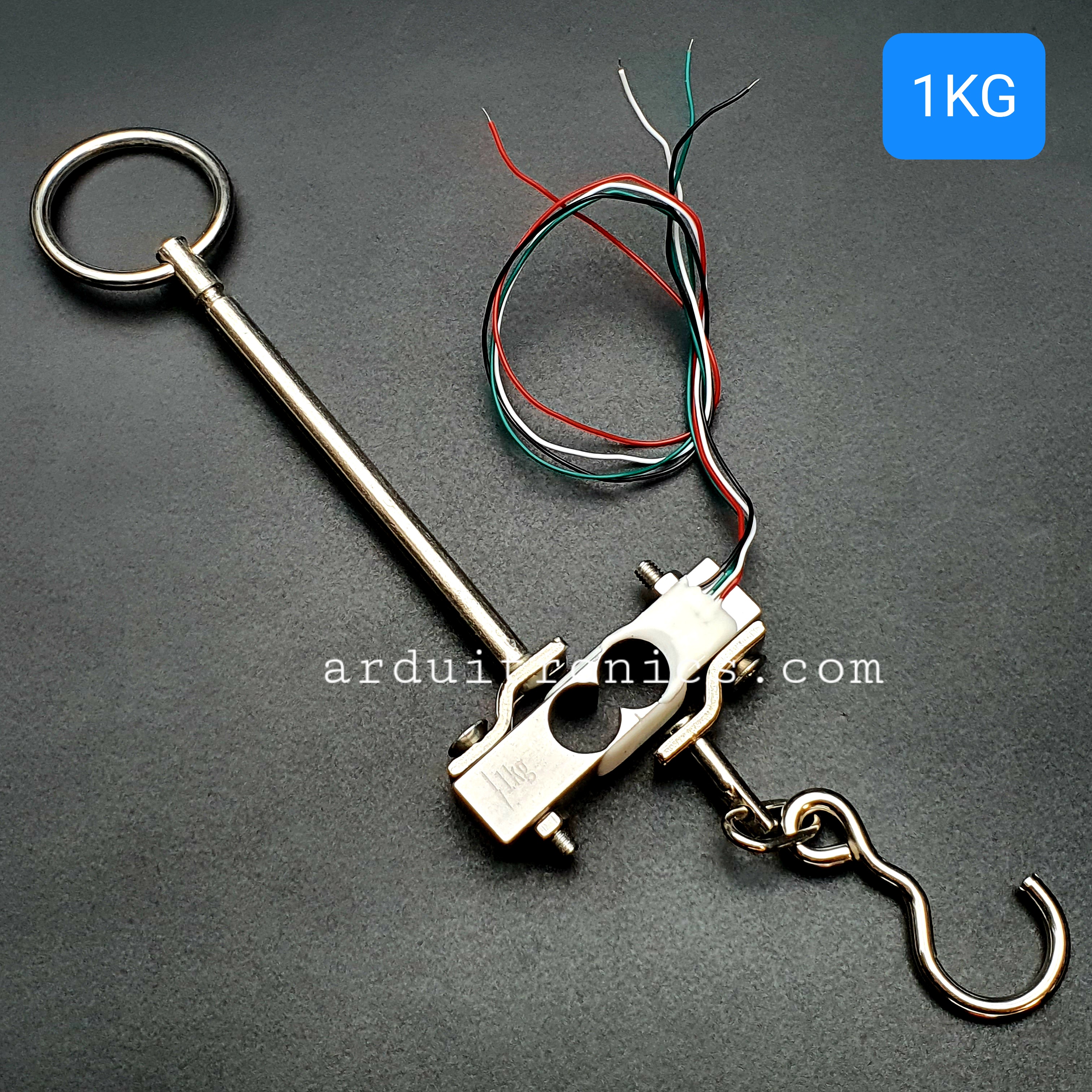 Load Cell - 1kg, Straight Bar with Hook