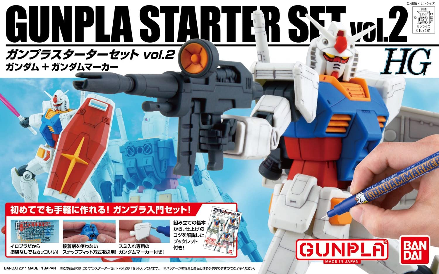 HGUC 1/144 Gunpla Starter Set Vol.2