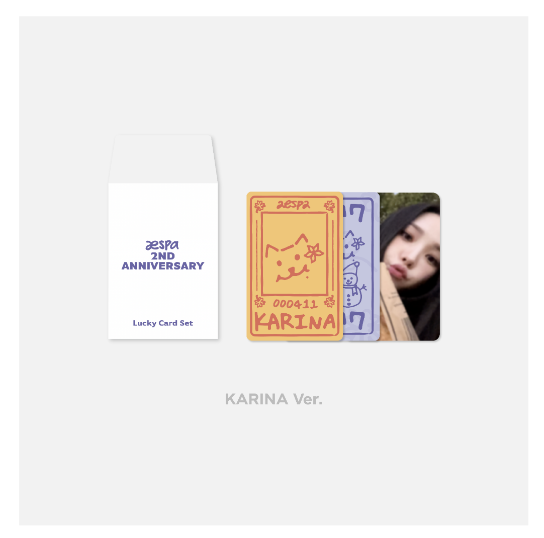 aespa - aespa Debut 2nd Anniversary MD - Lucky Card Set - แบบ Karina