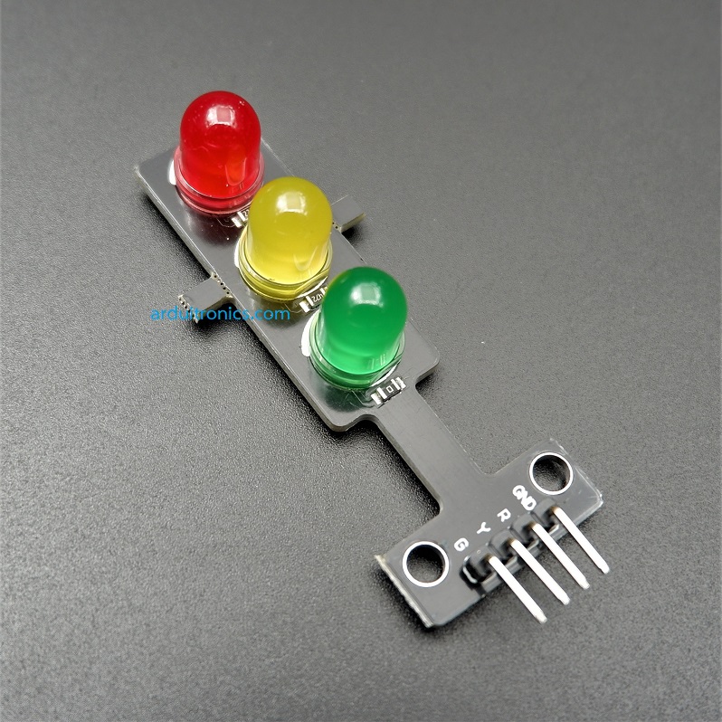 LED Module 3 traffic light หลอดไฟ LED ขนาดใหญ่ 8mm 3 สี แบบไฟจราจร