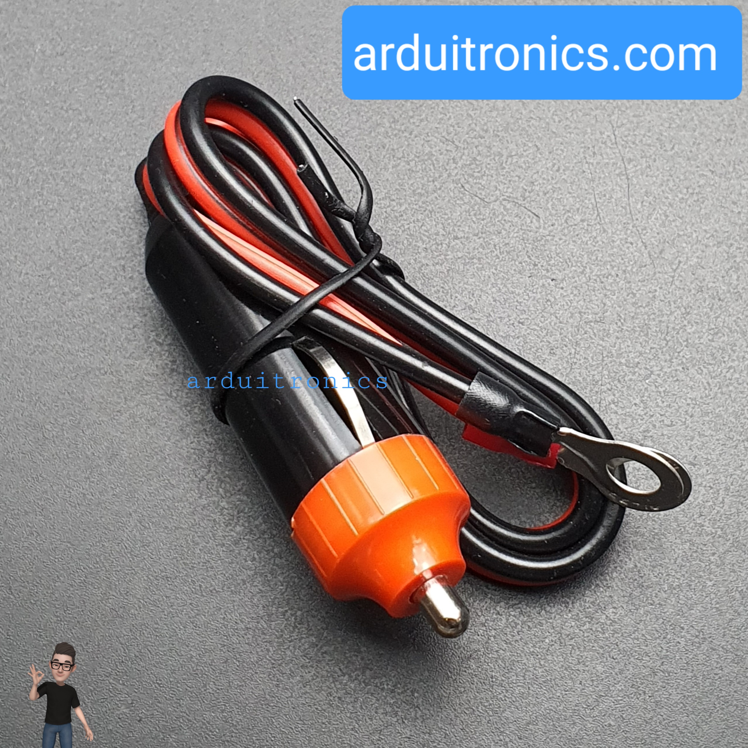DC to AC Power Inverter 500W 12VDC to 220VAC 50 Hz (modified Sine Wave) สีดำ