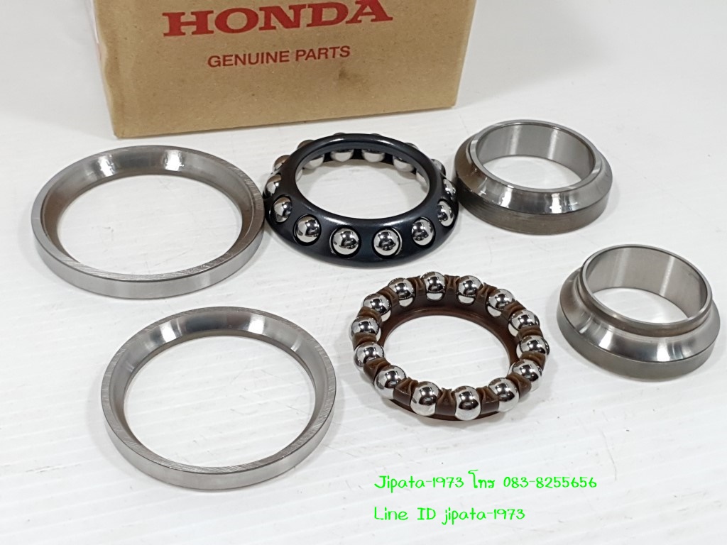 (CBR 250) ชุดลูกปืนถ้วยคอ Honda CBR 250,CBR 300,CB 300F แท้ (ขายเป็นชุด)