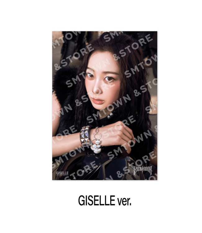 aespa -aespa WEEK RichMan POP-UP OFFICIAL MD ONLINE - A4 Photo แบบ Giselle