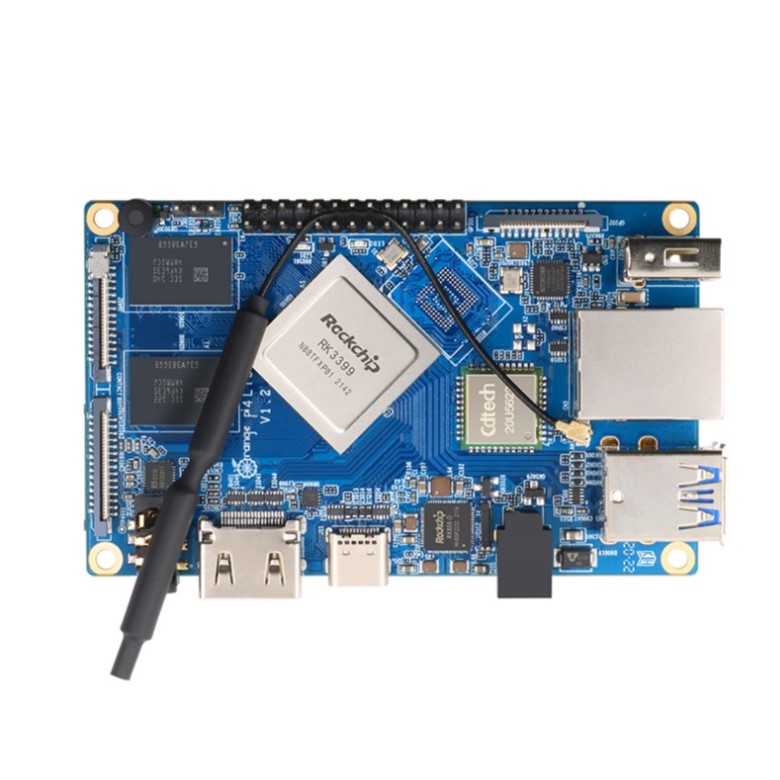 Orange Pi 4 LTS 4GB DDR4 RAM RK3399 Wifi BT5.0 (supports Android, Ubuntu and Debian OS) - Orange Pi