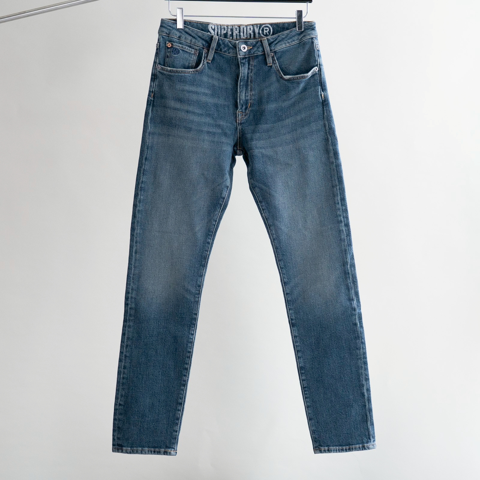 Superdry Vintage Slim Jeans – Storm Blues