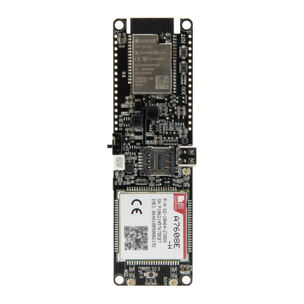 LILYGO T-A7608E-H (WiFi, BT, 3G/4G) with GPS พร้อมรางถ่าน 18650