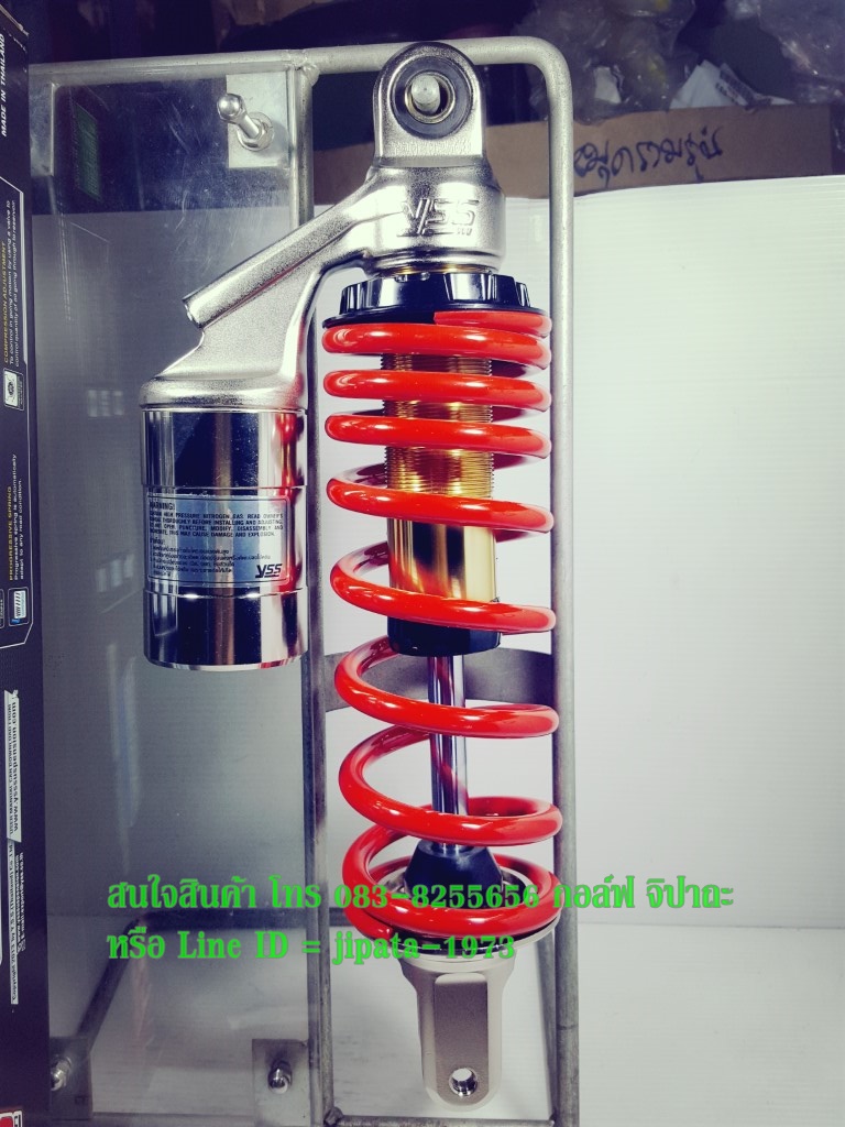 (Click,Mio) โช้คอัพหลังเดี่ยว YSS รุ่น K Series สำหรับ Honda Click,Scoopy i,Mio